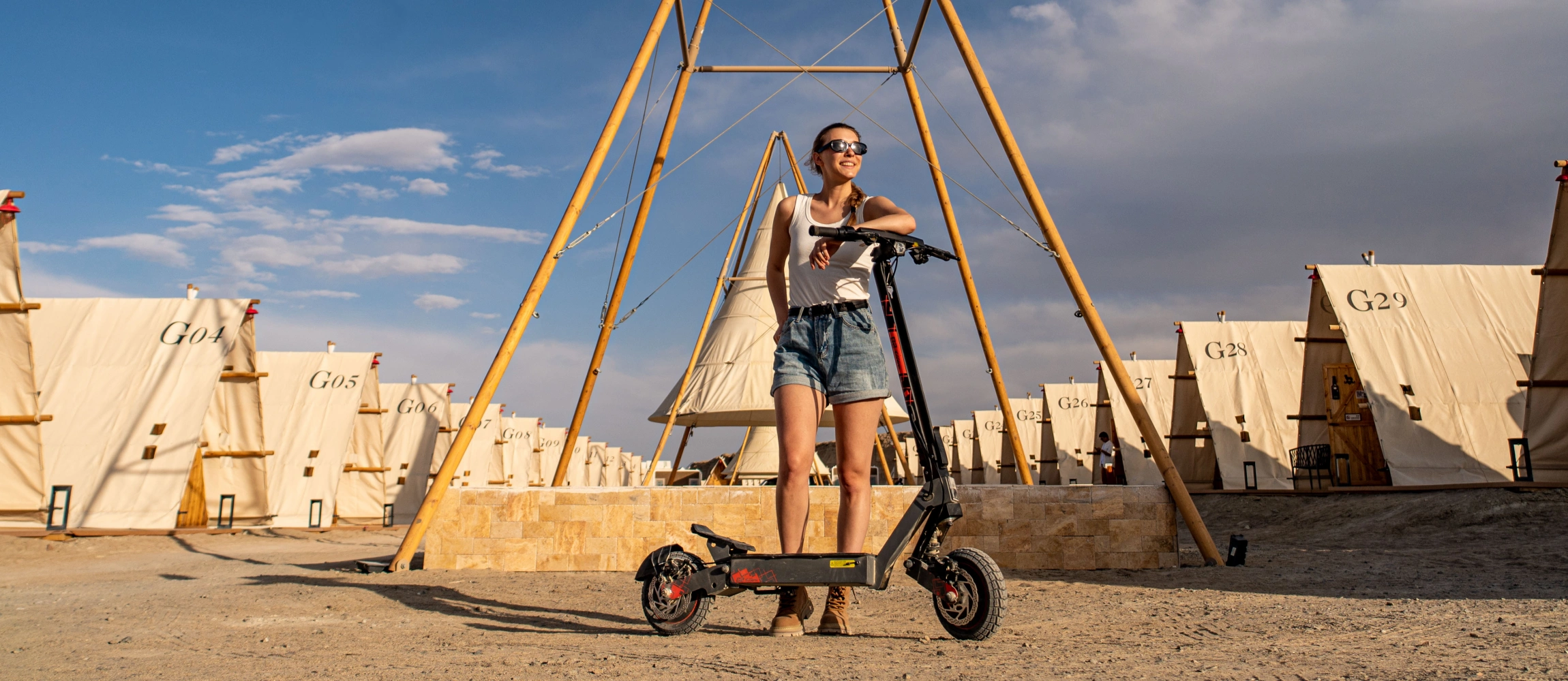 Scooter électrique KuKirin G2 Ultra : Scène d'aventure en extérieur en France